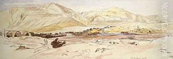 Jericho Oil Painting by Edward Lear