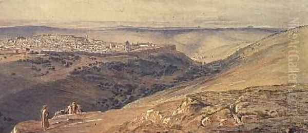 Jerusalem 2 Oil Painting by Edward Lear