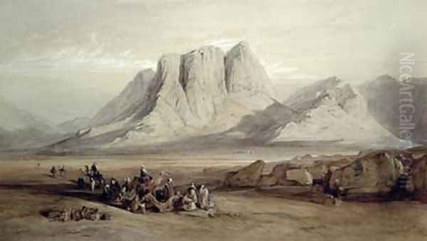 Mount Sinai 2 Oil Painting by Edward Lear