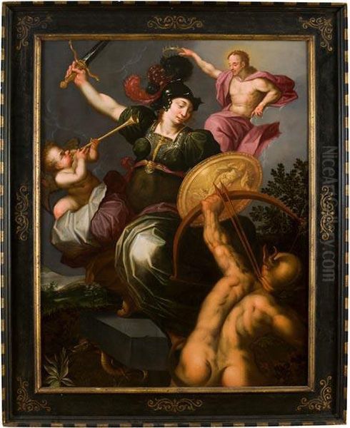 Allegoria Della Giustizia Oil Painting by Maarten de Vos