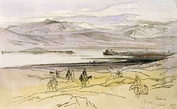 Ioannina Oil Painting by Edward Lear