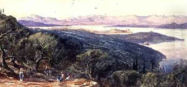 Corfu 3 Oil Painting by Edward Lear