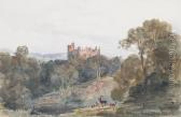 'st. Donat's Castle' Oil Painting by Peter de Wint