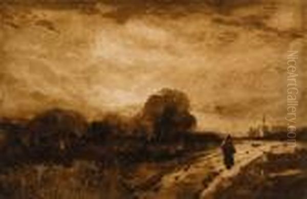 Landscape Oil Painting by Peter de Wint