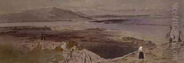 Santa Maria Oil Painting by Edward Lear