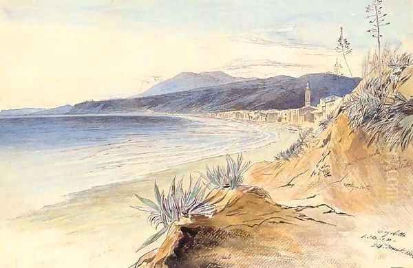 Cogoleto, Italy Oil Painting by Edward Lear