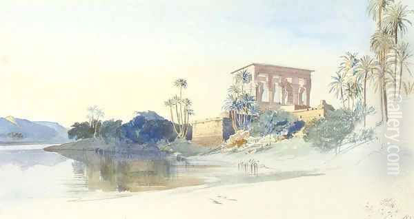 Philae, Egypt Oil Painting by Edward Lear