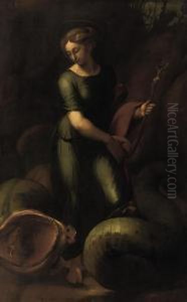 Saint Margaret Of Cortona Oil Painting by Jacob de Wit