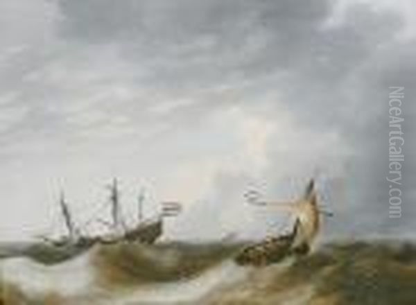 Paar Allegorischer Szenen Mit Putten Oil Painting by Jacob de Wit