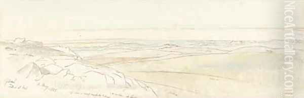 Gibeah Oil Painting by Edward Lear