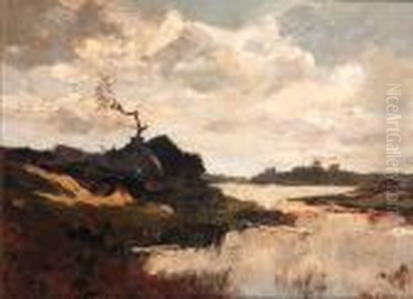 A Gust Of Wind Oil Painting by Willem de Zwart