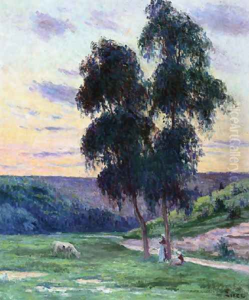 Bessy sur Cure Oil Painting by Maximilien Luce