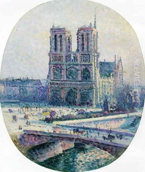 Notre Dame I Oil Painting by Maximilien Luce