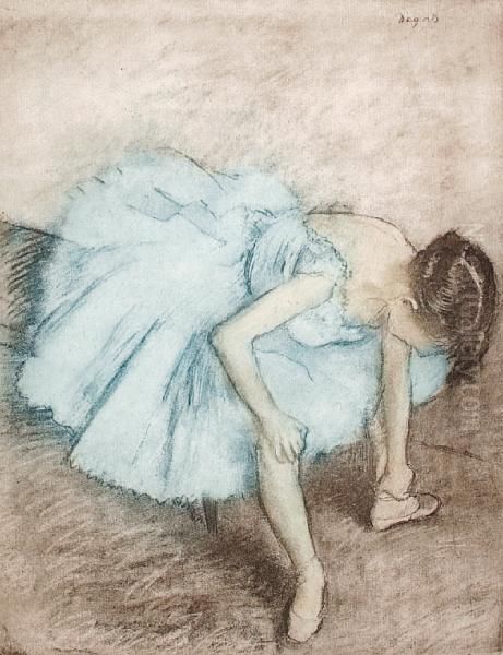 Balletuse Oil Painting by Edgar Degas