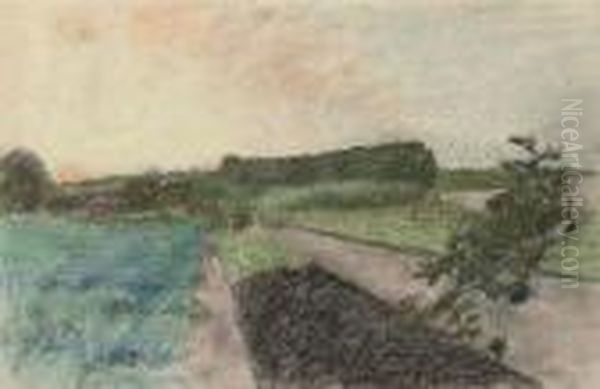 Paysage De L'orne Oil Painting by Edgar Degas