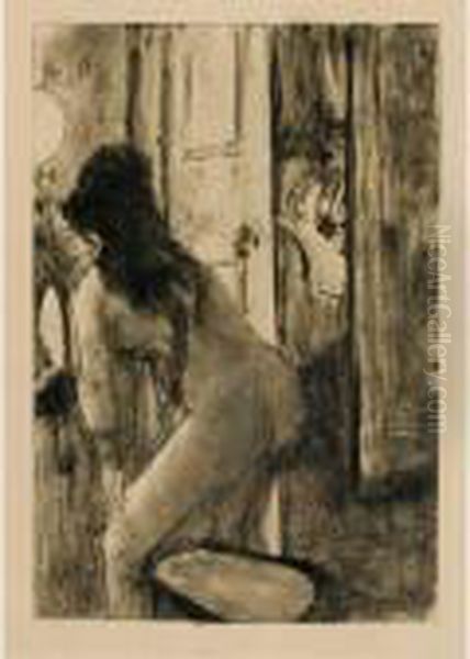 Le Bidet Oil Painting by Edgar Degas