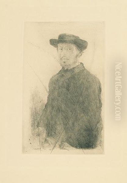 Autoportrait. Oil Painting by Edgar Degas