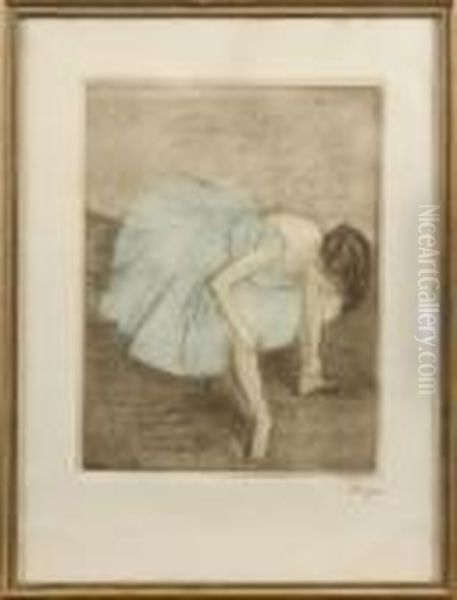 Ballerinor Oil Painting by Edgar Degas