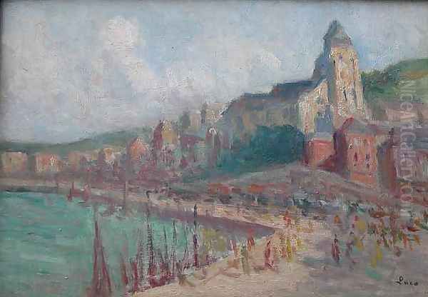 Tréport Oil Painting by Maximilien Luce