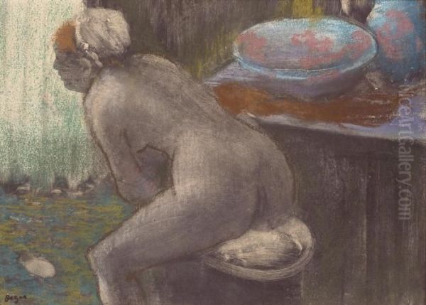 Femme A Sa Toilette Oil Painting by Edgar Degas