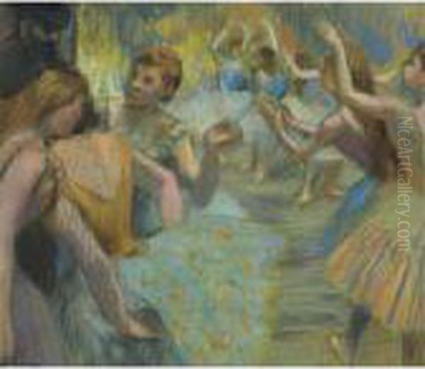 Le Ballet Oil Painting by Edgar Degas