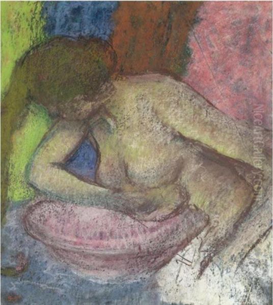 Femme A Sa Toilette Oil Painting by Edgar Degas