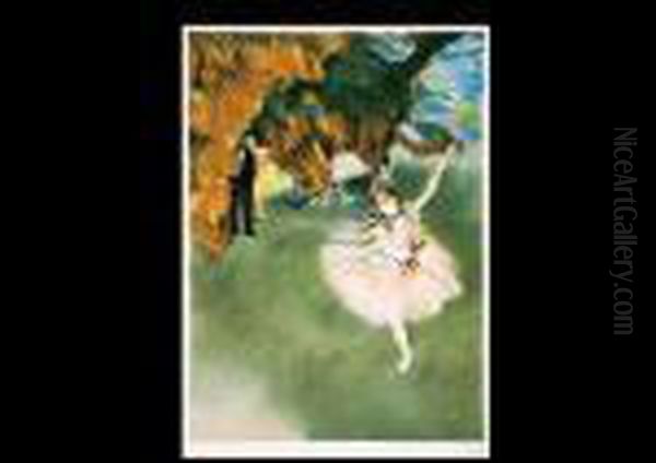 Star(estamp) Oil Painting by Edgar Degas