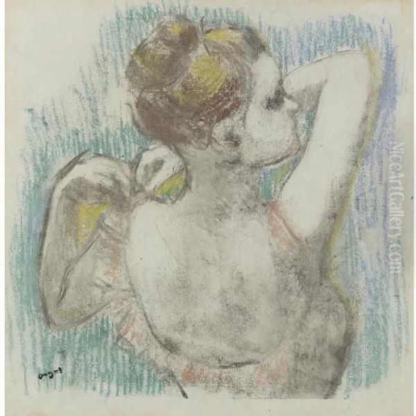 Danseuse, Buste Oil Painting by Edgar Degas