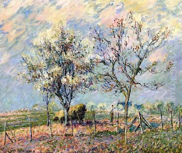 Spring Oil Painting by Gustave Loiseau