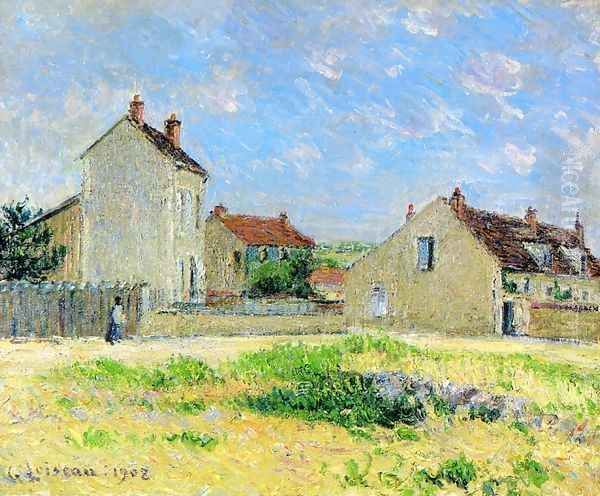 Landscape, near Auxerre Oil Painting by Gustave Loiseau