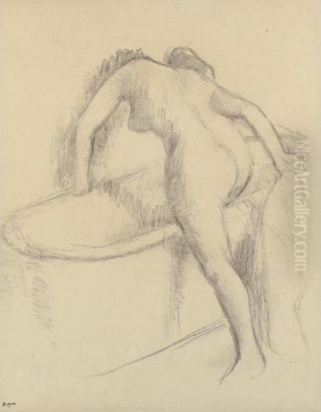 Le Bain Oil Painting by Edgar Degas