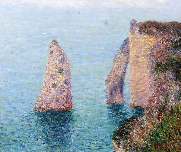 Etretat Oil Painting by Gustave Loiseau