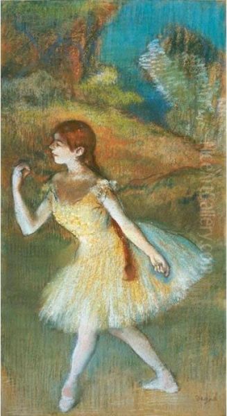 Danseuse Oil Painting by Edgar Degas