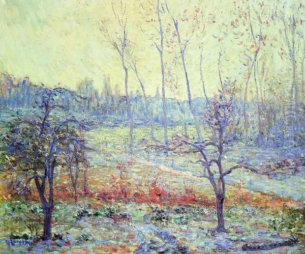 Landscape of Givre in the Mist Oil Painting by Gustave Loiseau