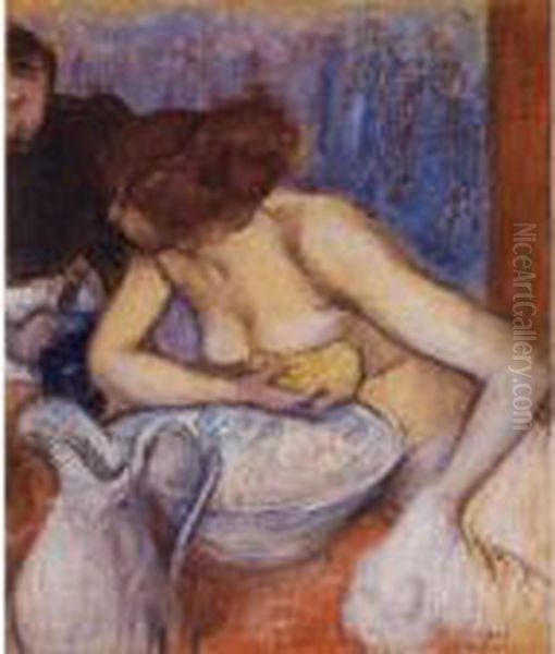 La Toilette Oil Painting by Edgar Degas