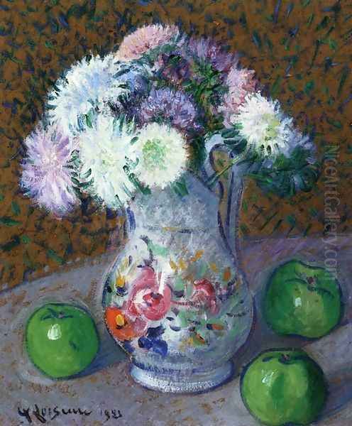 Vase of Flowers Oil Painting by Gustave Loiseau