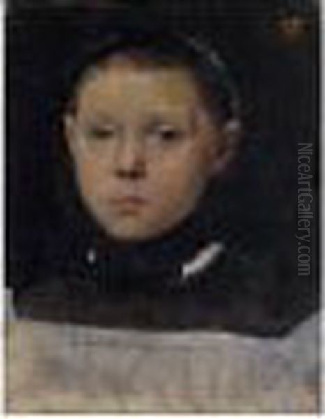 Portrait De Giulia Bellelli (mme Mauri) Oil Painting by Edgar Degas