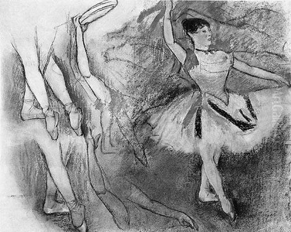 Vingt Dessins, 1861-1896 Oil Painting by Edgar Degas