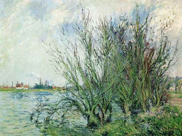 Willows, Banks of the Oise Oil Painting by Gustave Loiseau