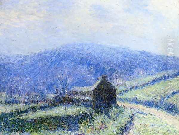 Hoarfrost at Huelgoat, Finistere Oil Painting by Gustave Loiseau