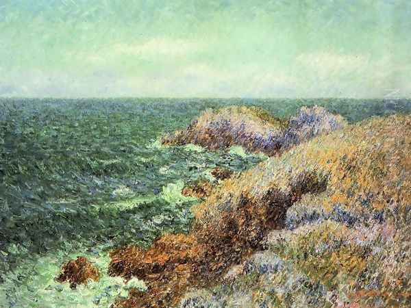 The Rocks of Saint-Lunaire Oil Painting by Gustave Loiseau