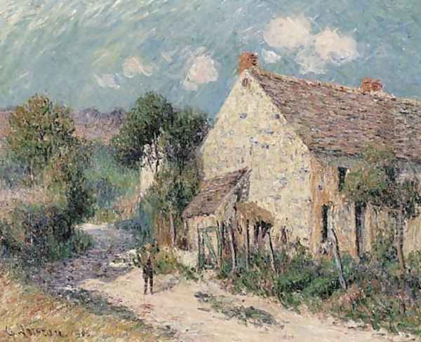 Paysage de Seine et Oise Oil Painting by Gustave Loiseau