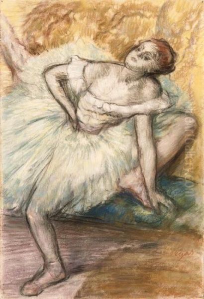 Danseuse Oil Painting by Edgar Degas