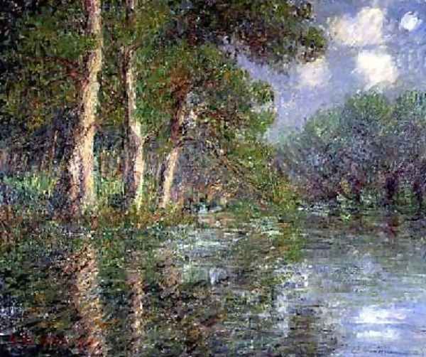 A Bend in the Eure 1919 Oil Painting by Gustave Loiseau