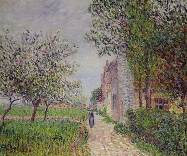 Spring St Cyr-de-Vaudreuil Oil Painting by Gustave Loiseau