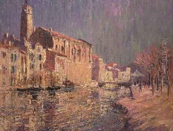 Les Martigues 2 Oil Painting by Gustave Loiseau