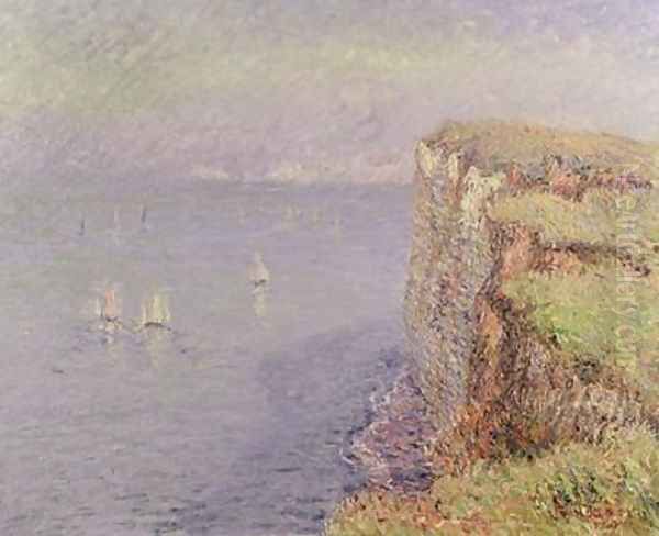 Cliffs in Normandy 1901 Oil Painting by Gustave Loiseau