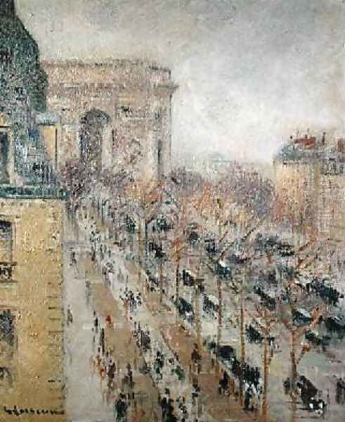 The Arc de Triomphe 1930 Oil Painting by Gustave Loiseau