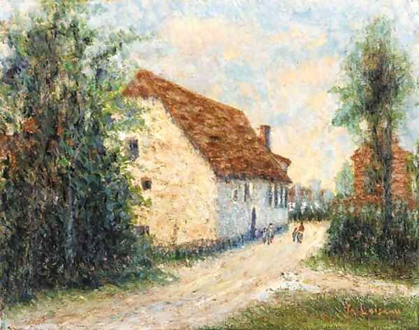 Chemin de Village Oil Painting by Gustave Loiseau