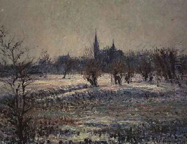 White Frost 1909 Oil Painting by Gustave Loiseau